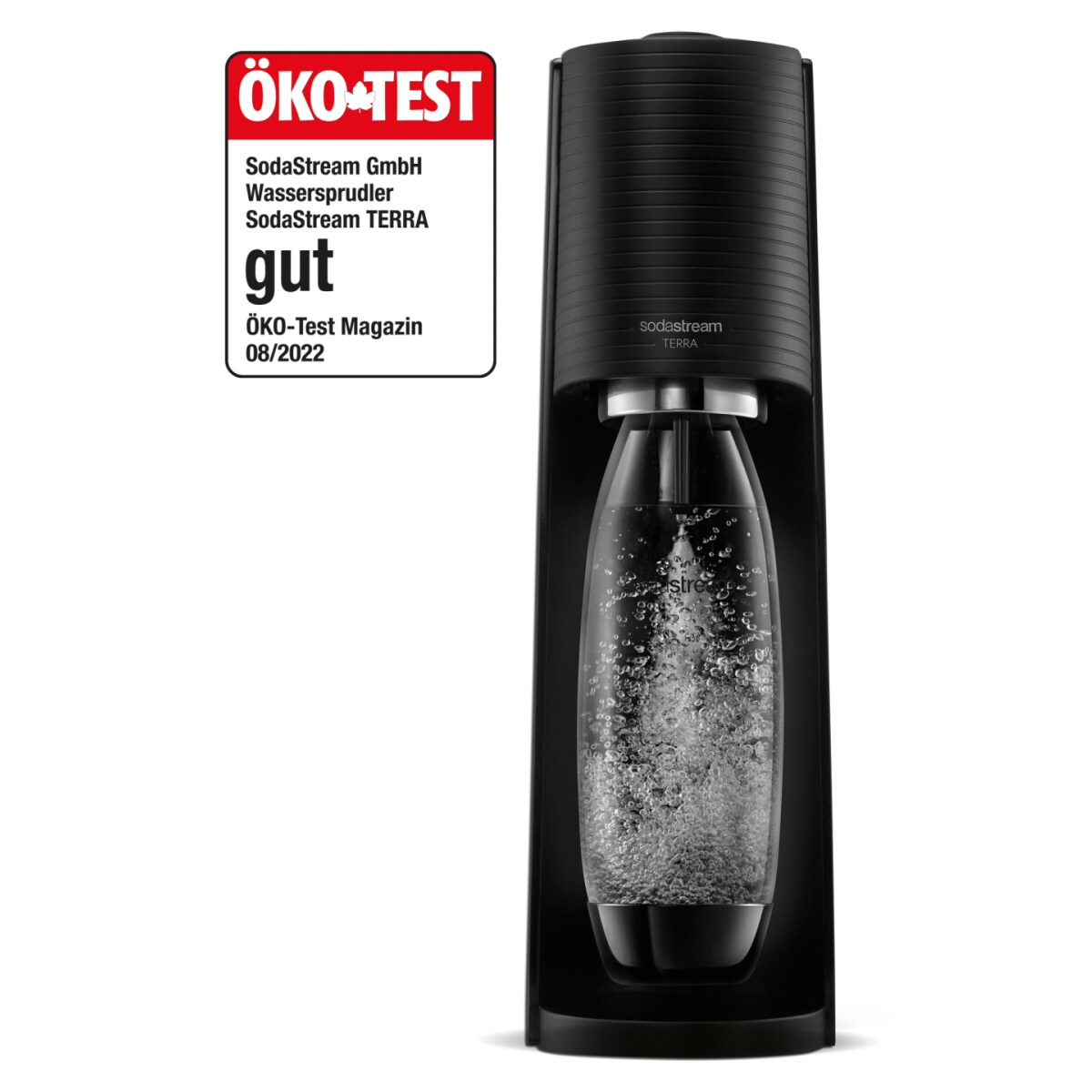 SodaStream Terra Vorteilspack Wassersprudler schwarz