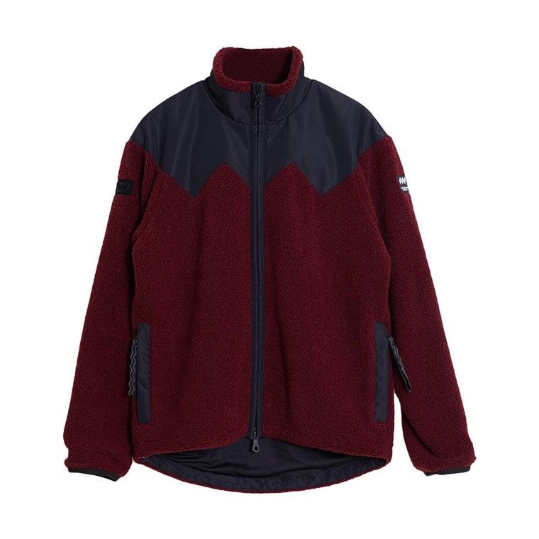 Mountain Works Pile Fleece Jacket Kids Deep Burgundy