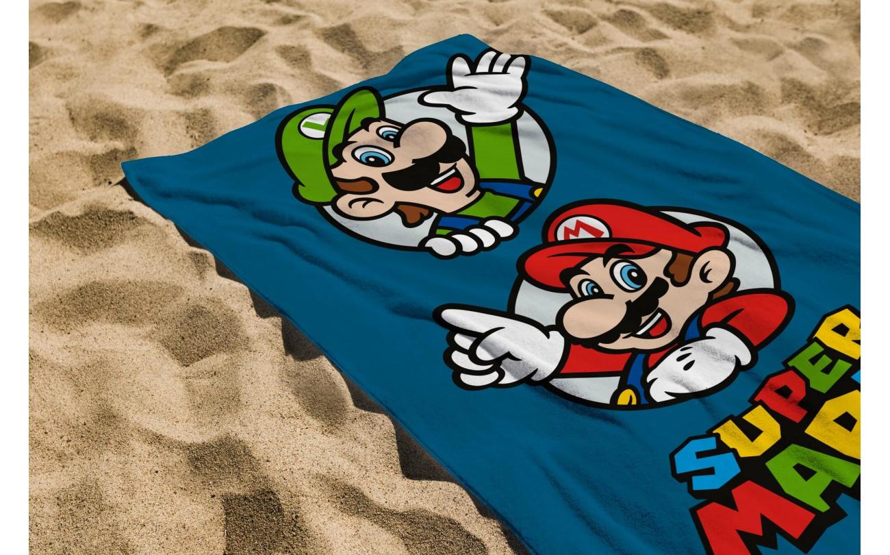 Super Mario Round strandlaken 70x140cm