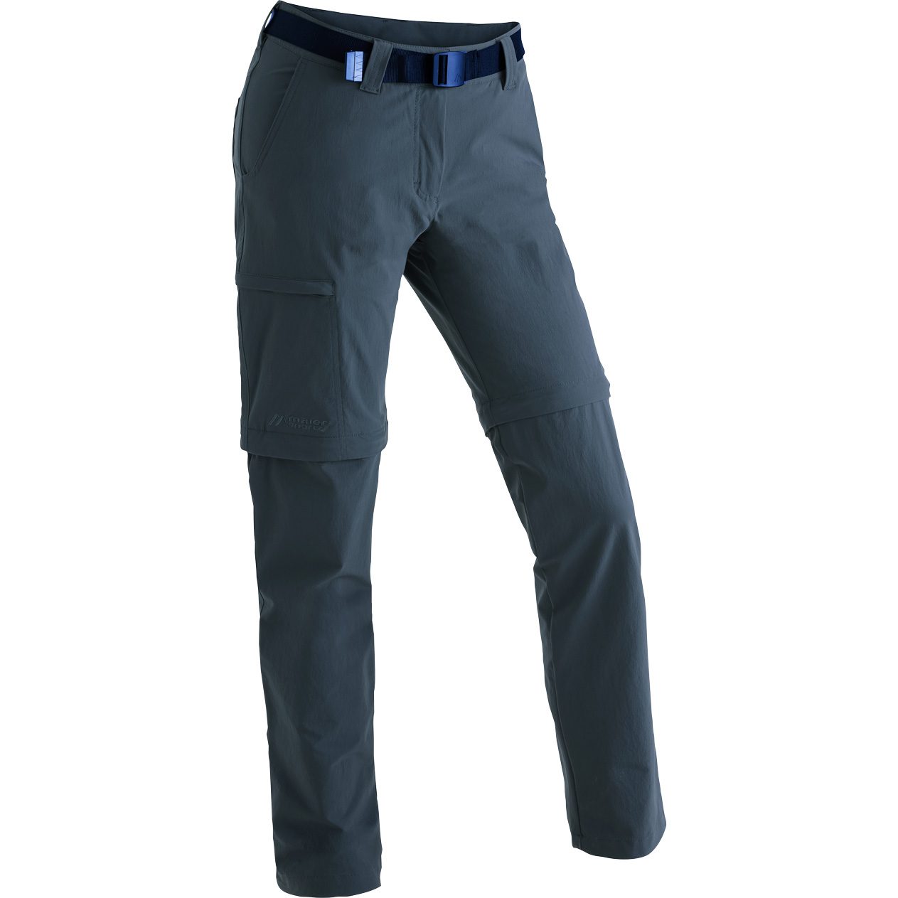 Maier Sports Inara Slim Zip Wanderhose Damen ensign blue