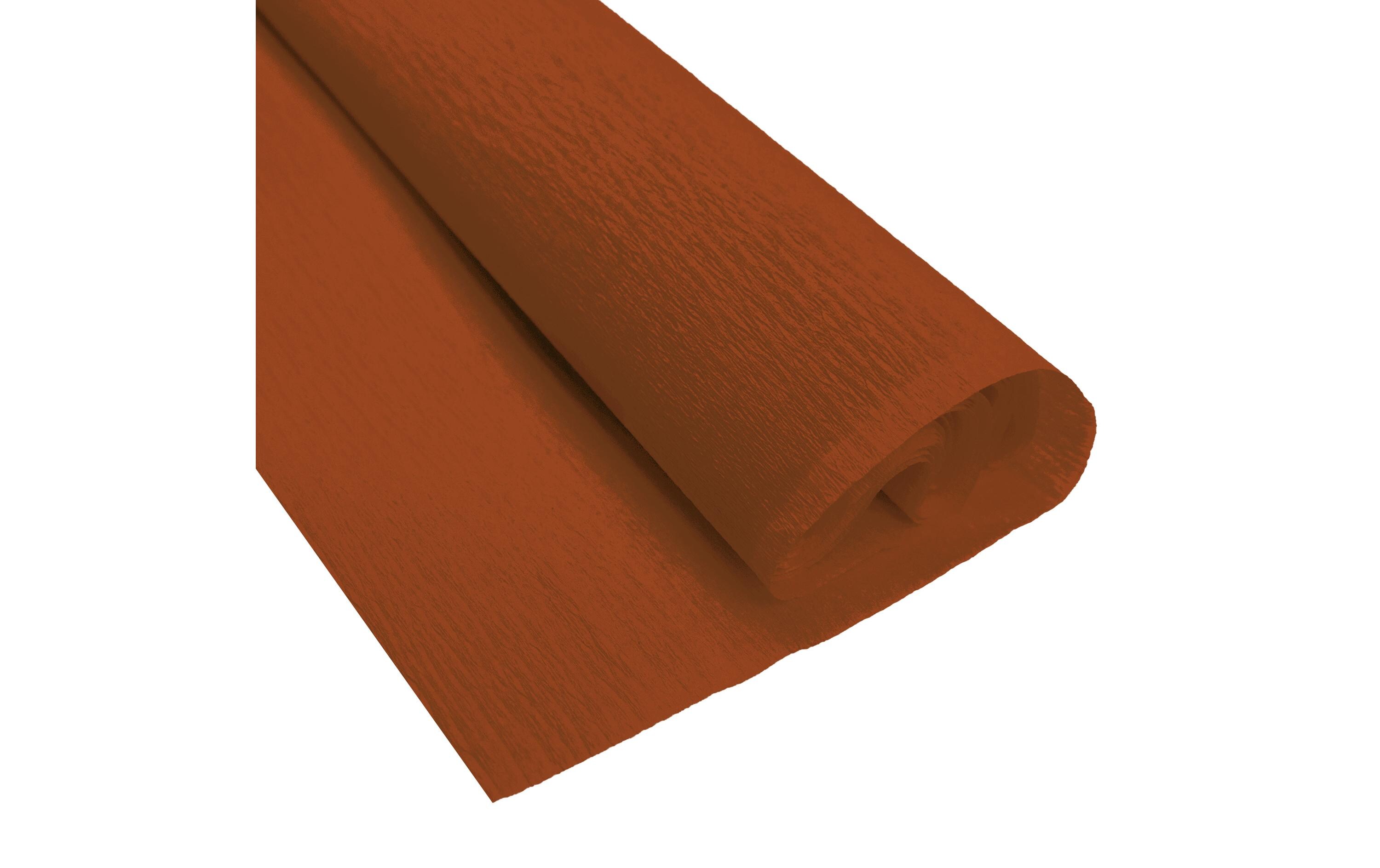 Krepppapier 50 cm x 2.5 m, 32 g/m², HellbraunBastelkrepp auf der Rolle