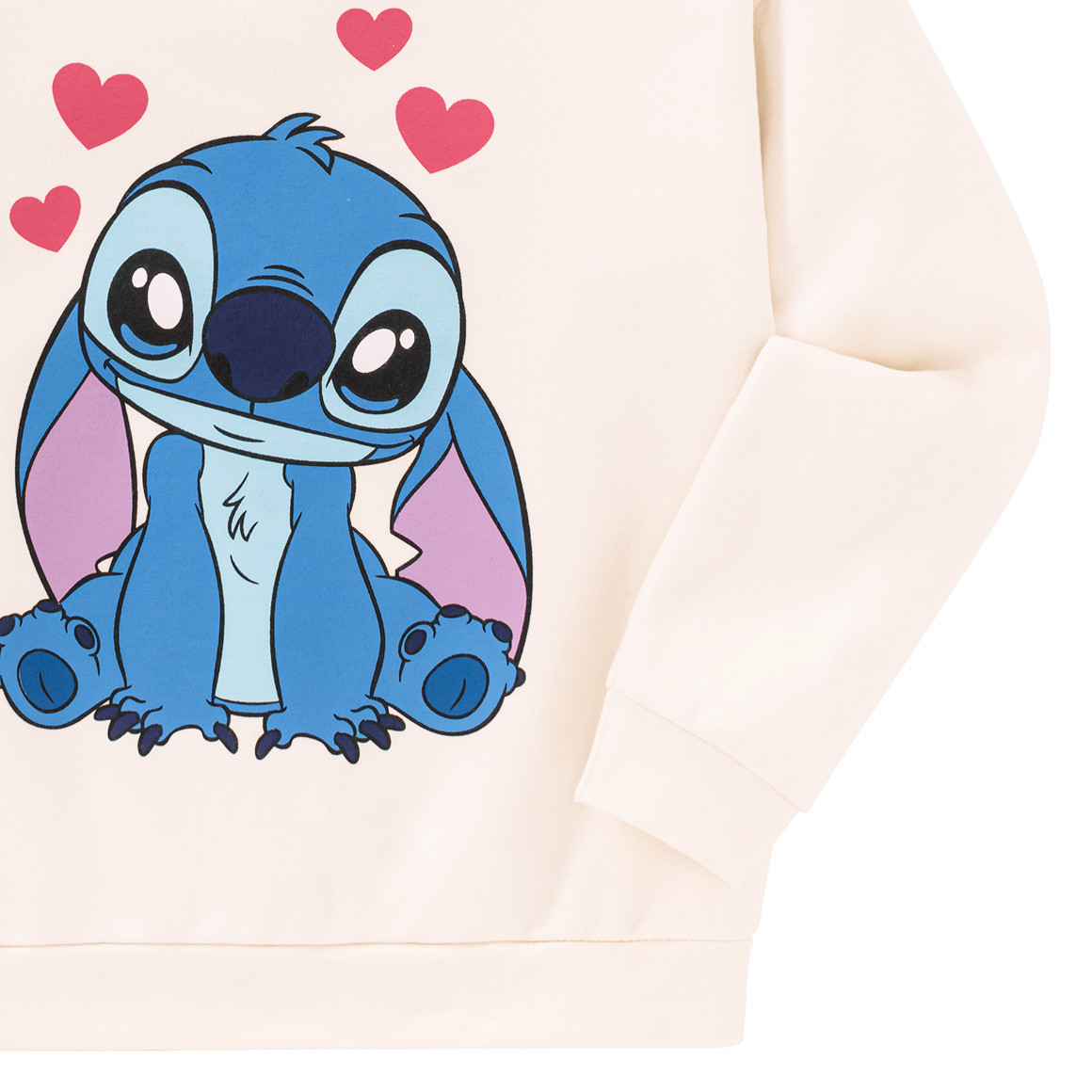 Topolino Disney Stitch Sweatshirt mit Print creme