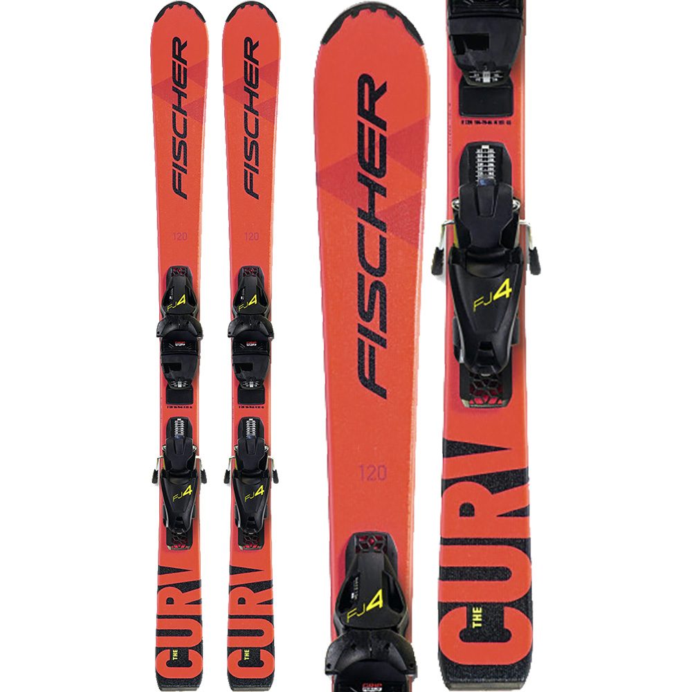 Fischer The Curv JR 22/23 Kinderski inkl. FS 4 GripWalk CA JRS Bindung (70-120cm)