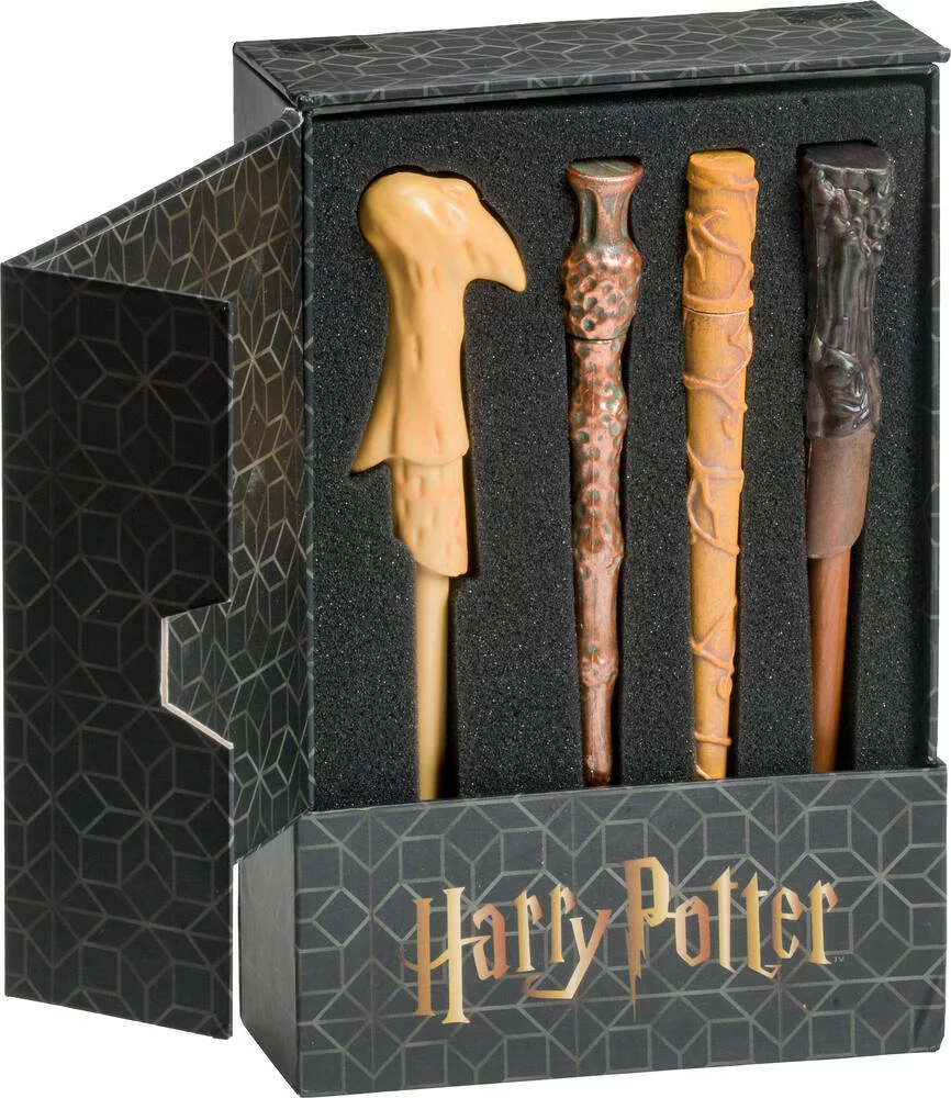 HARRY POTTER - SET 4 STYLOS MAISONS