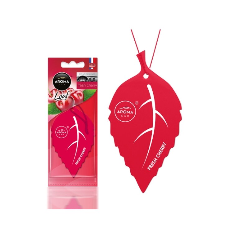 Aroma Car Leaf Fresh Cherry geurhanger 1 stuk