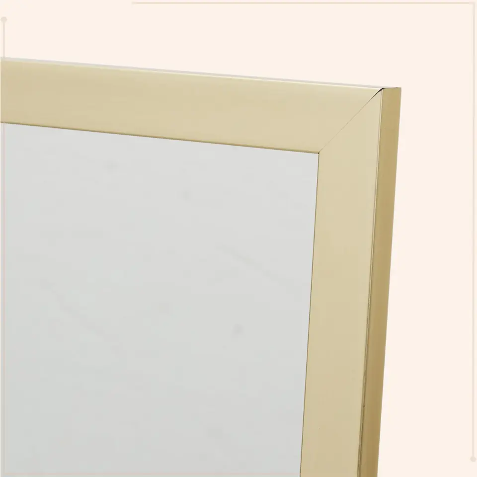 MISOU Passpiegel Goud Staande Spiegel 36x124cm