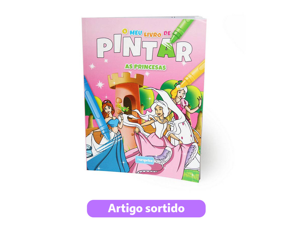 LIVRO O MEU LIVRO DE PINTAR - MODELOS SORTIDOS