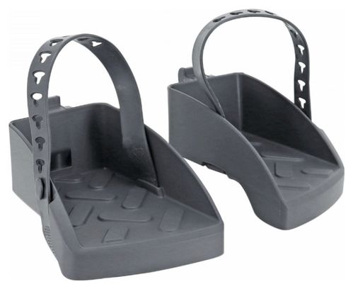 Repose pied pour porte bebe-siege enfant avant gris Polisport guppy mini  avant (paire)