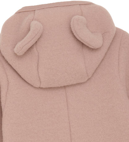 Huttelihut Overall - Wollfleece - Mahogany Rose m. Ohren