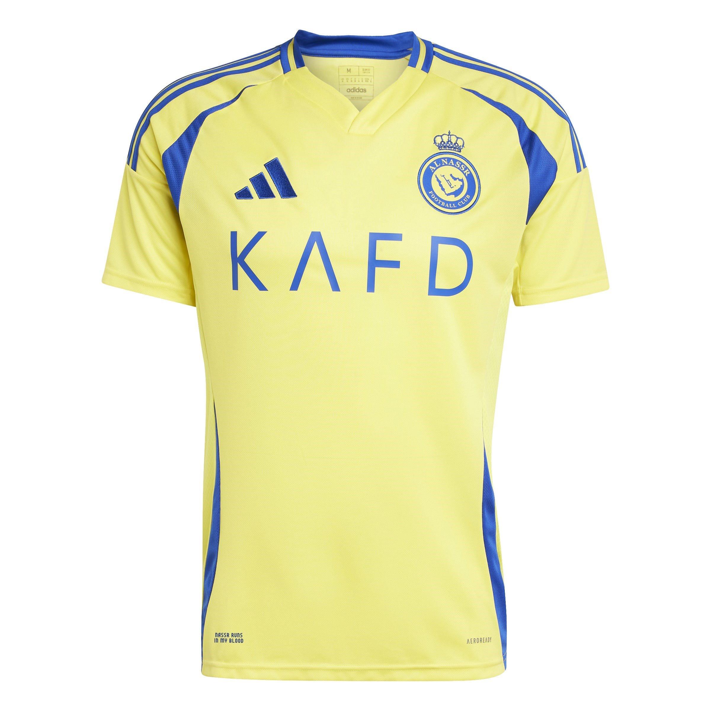 adidas Al Nassr Ronaldo Home Shirt 2024 2025 Adults