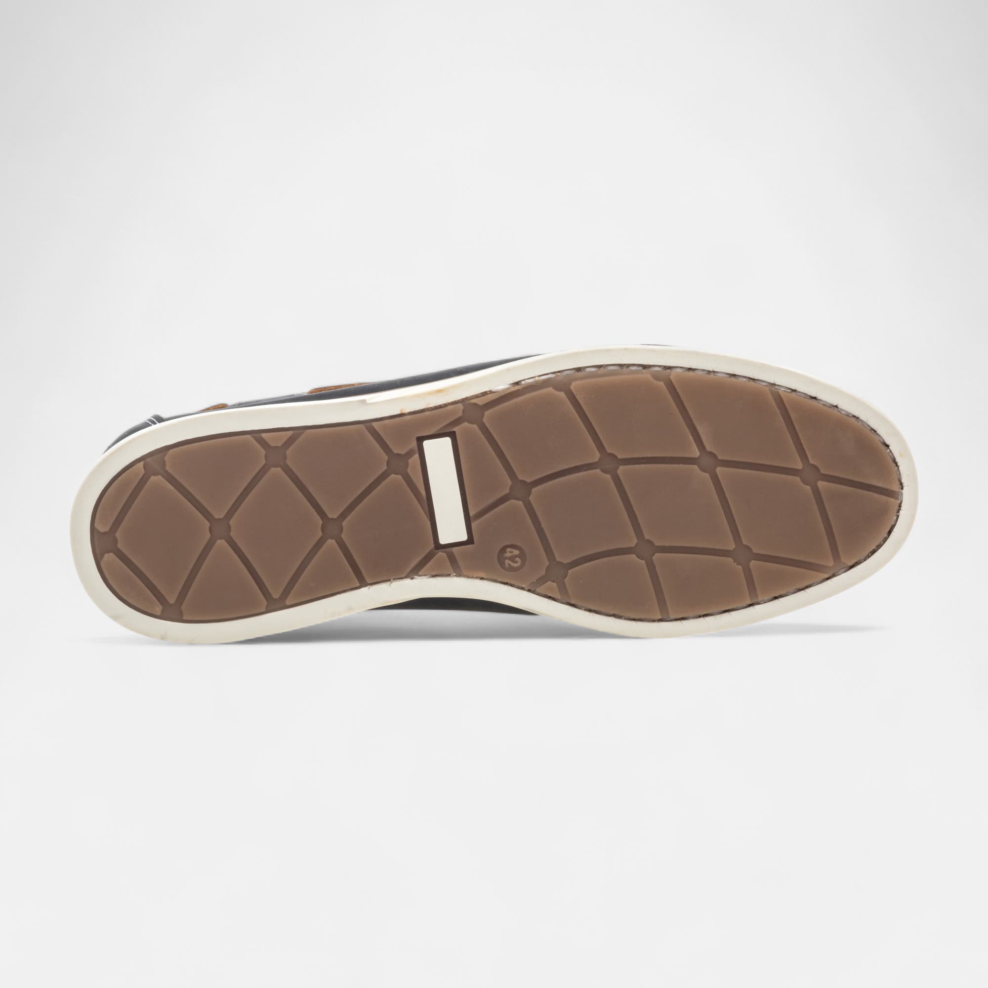 Chaussures bateau Homme en cuir bleu marine