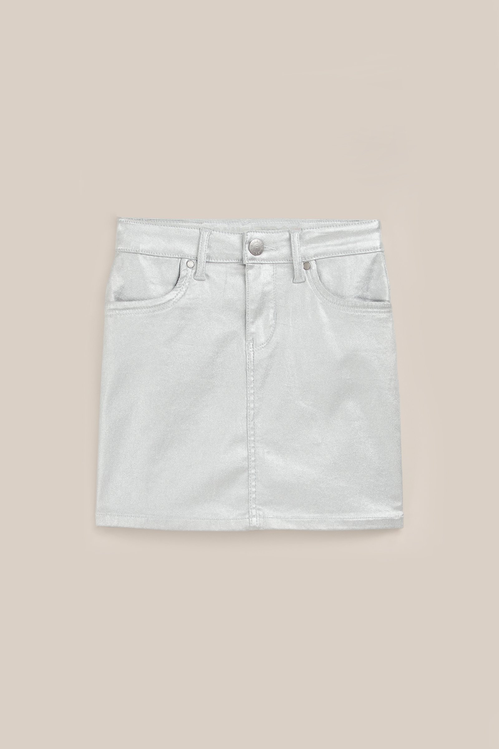 Meisjes coated rok Blue Ridge Zilver