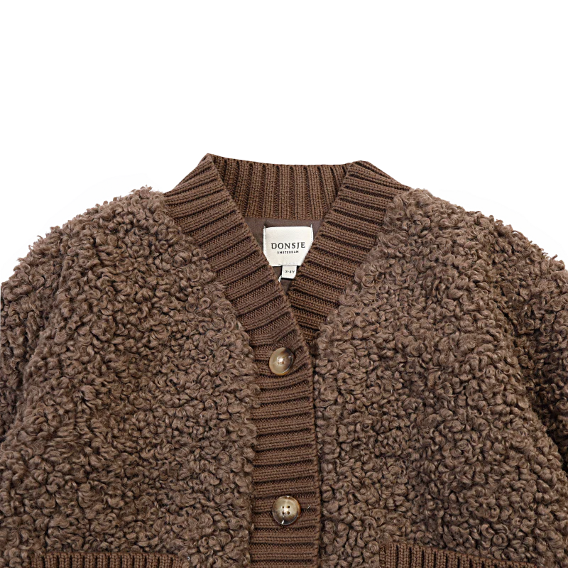 Olaan Cardigan | Toffee Teddy