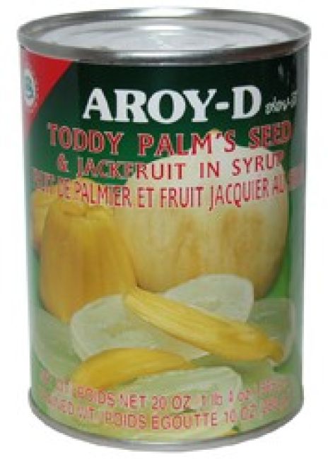 Aroy-D Toddy Palmzaad en Jackfruit in Siroop 565g