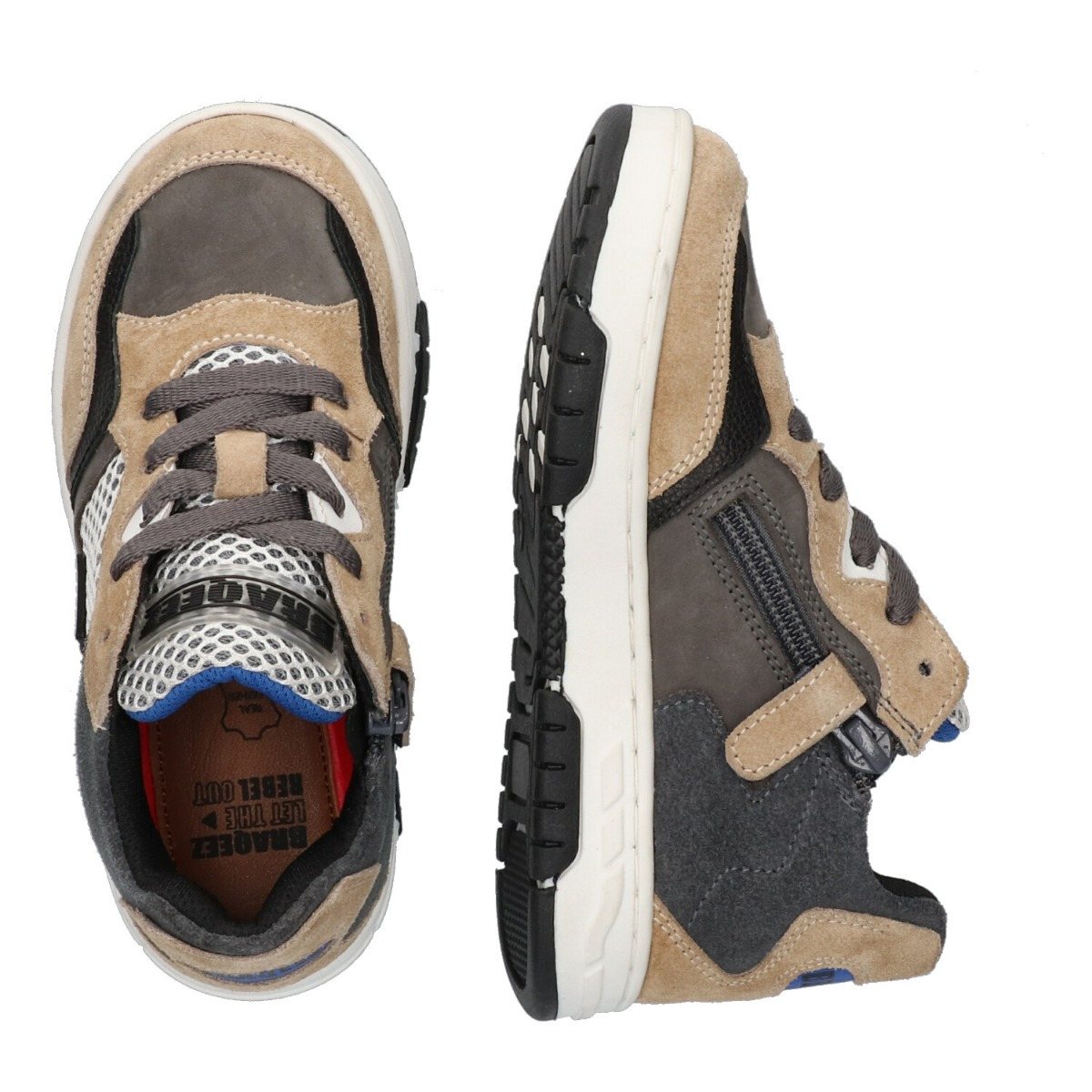 Ciro Chicago - Lage Sneakers Braqeez Grijs