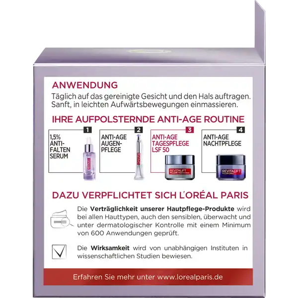 Anti-Age Tagescreme Filler Intensiv Aufpolsternd + Hyaluronsäure