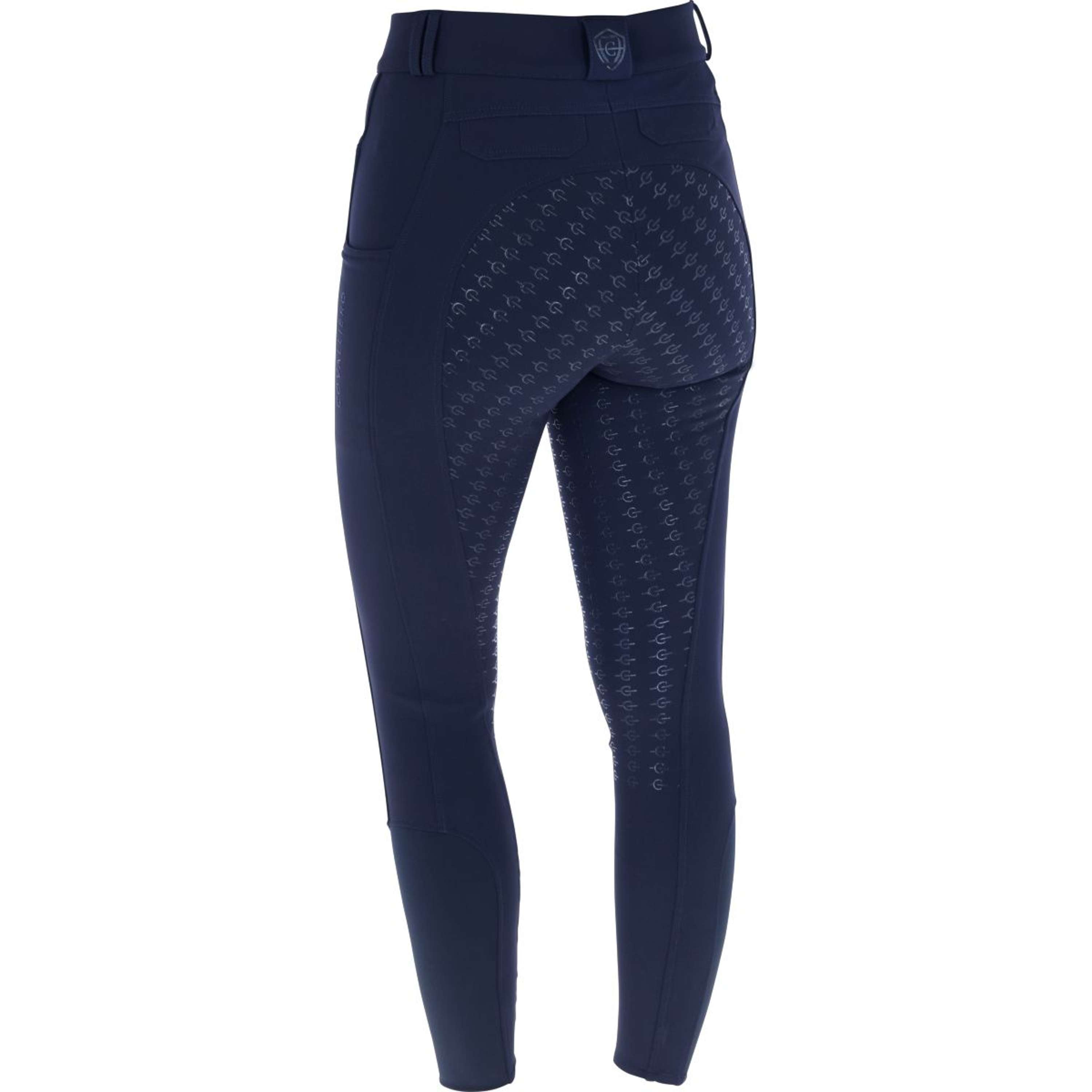 Covalliero Rijbroek AW25 Full Grip Dark Navy