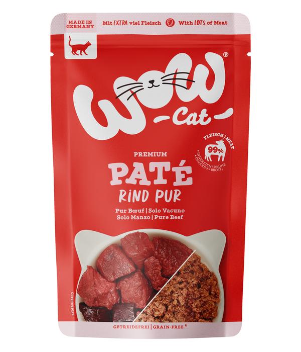 WOW® Cat Nassfutter für Katzen Premium Paté