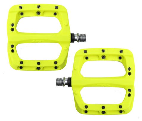 Paire de Pédales Plates HT PA03A Jaune