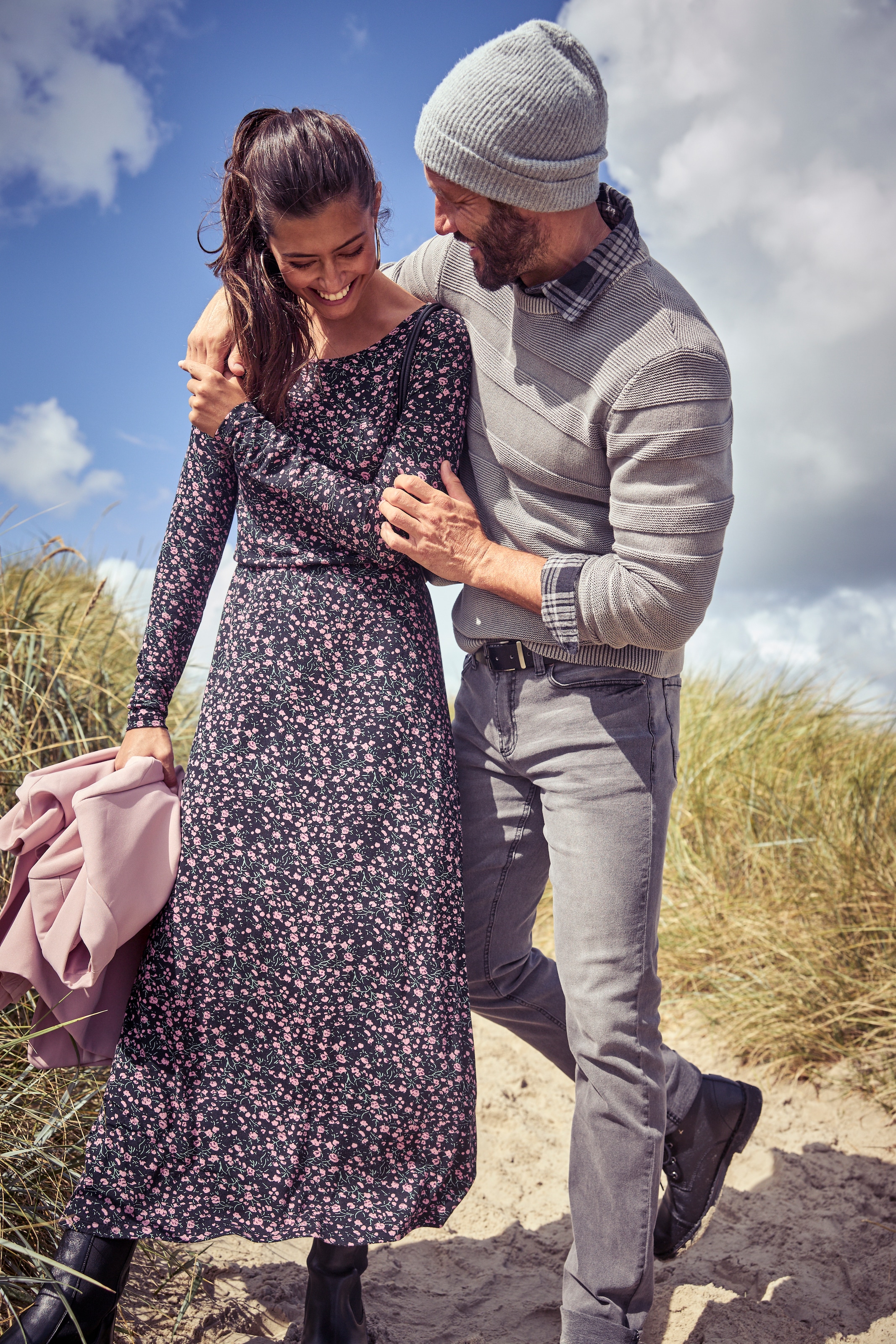 Laura Scott Jerseykleid in modischer Midilänge