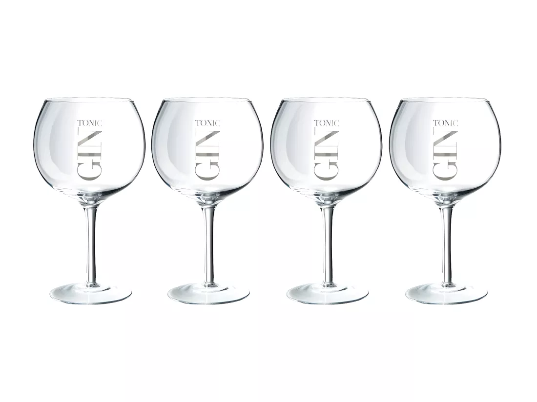 Lot de 4 Verres à Gin 