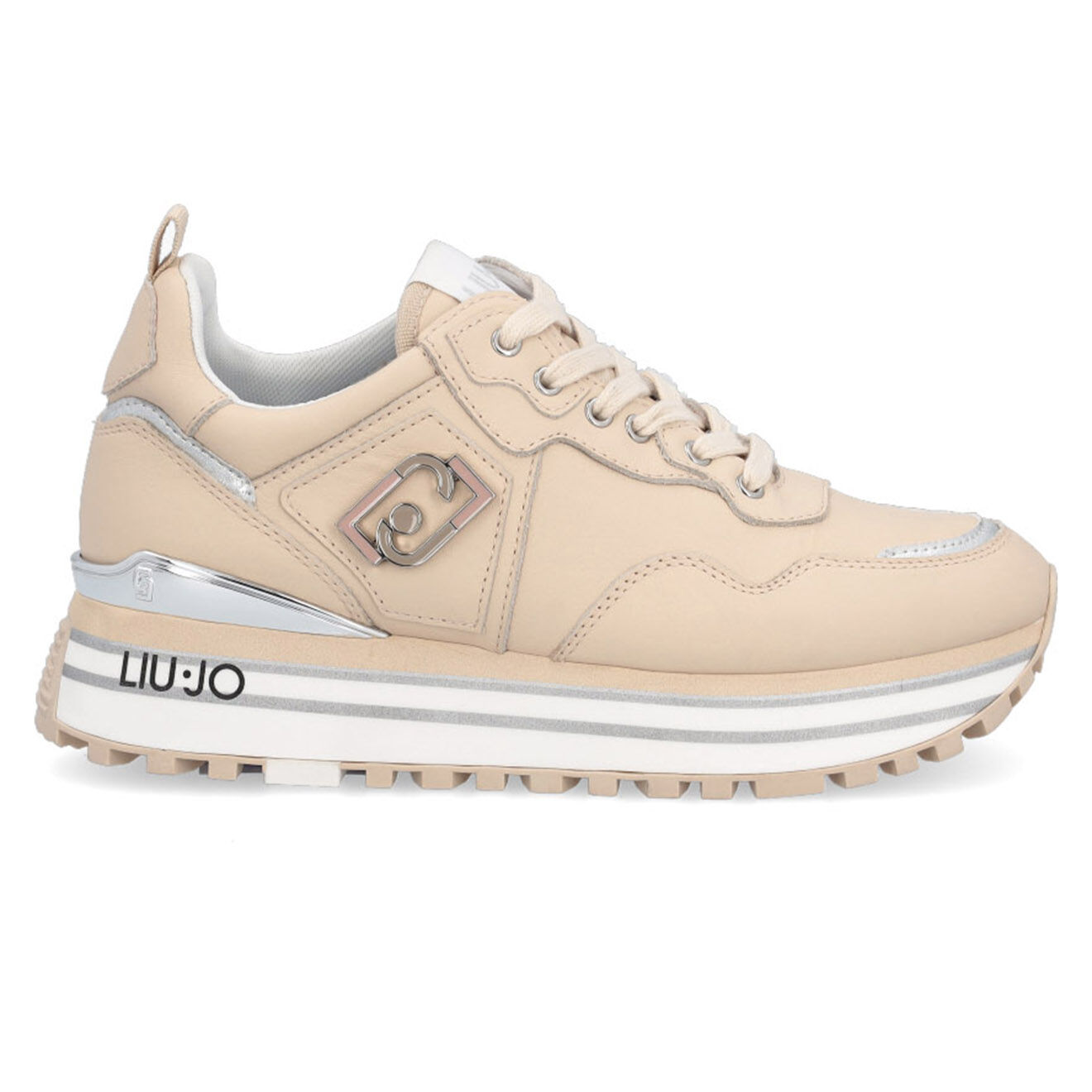 Liu-Jo Sneakers en Cuir Wilow beiges