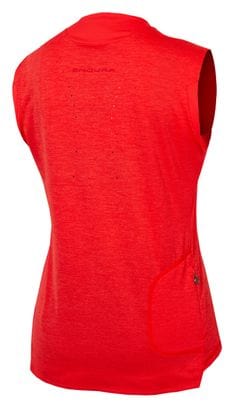 Débardeur Endura SingleTrack Femme Grenade Rouge