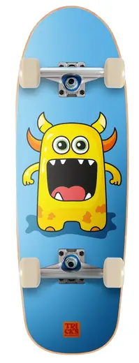 Tricks Baby Monster Soft Top Komplet Skateboard - Børn Skateboards