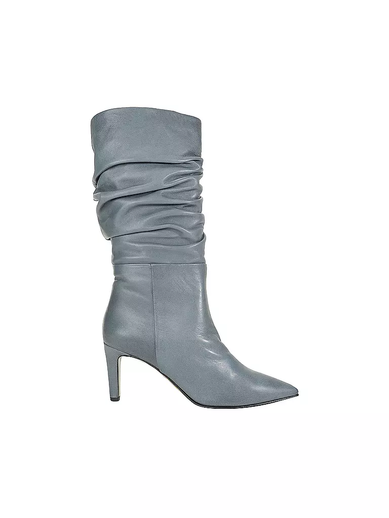 LORENA PAGGI Lederstiefel CINDY hellgrau