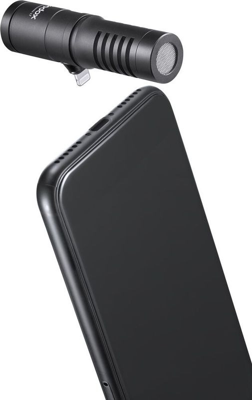 Godox - Geniusmic LT - Microfoon - Zwart - Lichtgewicht - Lightning-connector