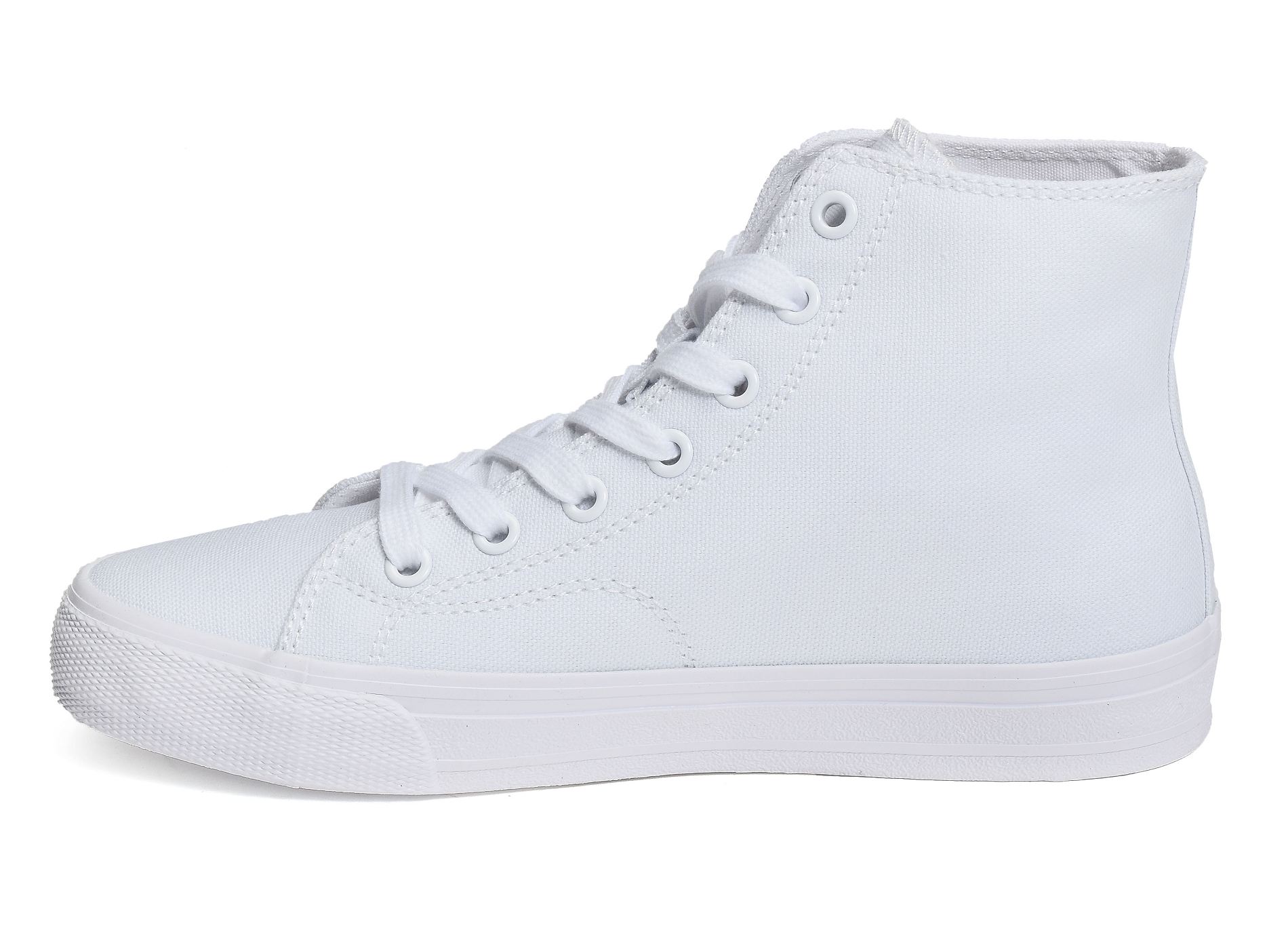Wmns mid cut lace up vulc 0937 blanc