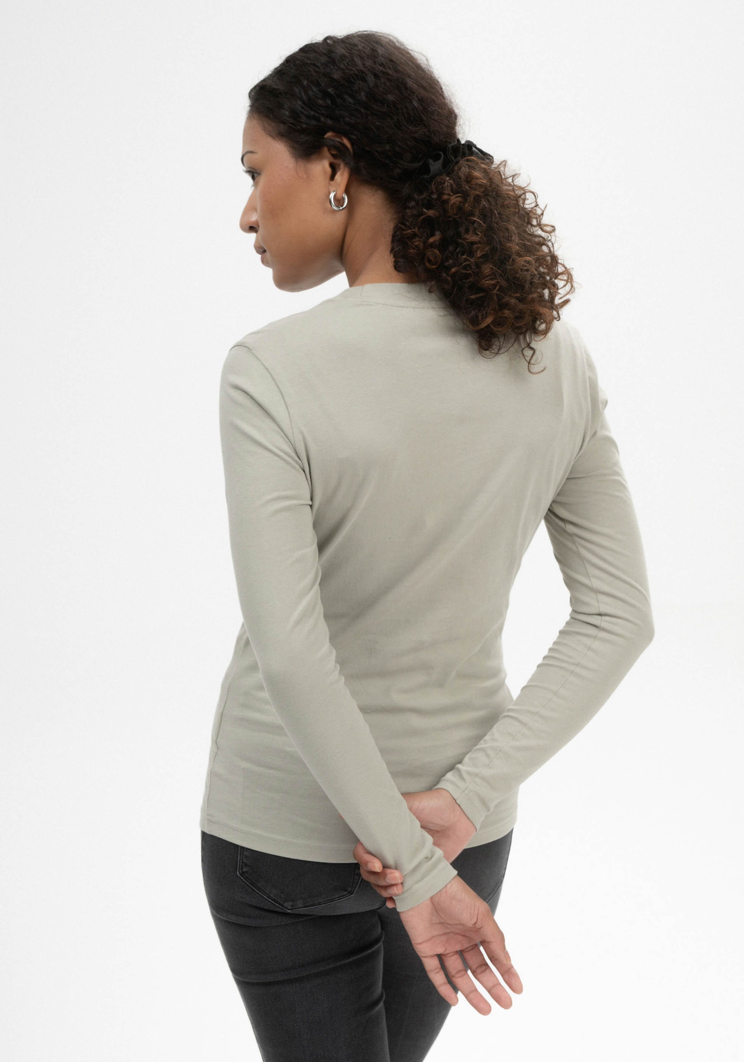 Mela Longsleeve Dhivya Shirt Dusty Green