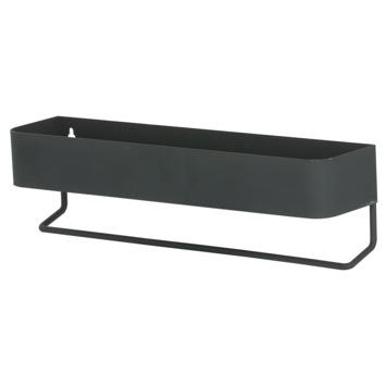 Sealskin Brix wandrek met handdoekrek 35 cm Zwart