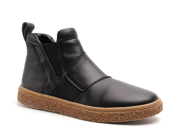 Kokoon boots bottine plates femme fantine noir