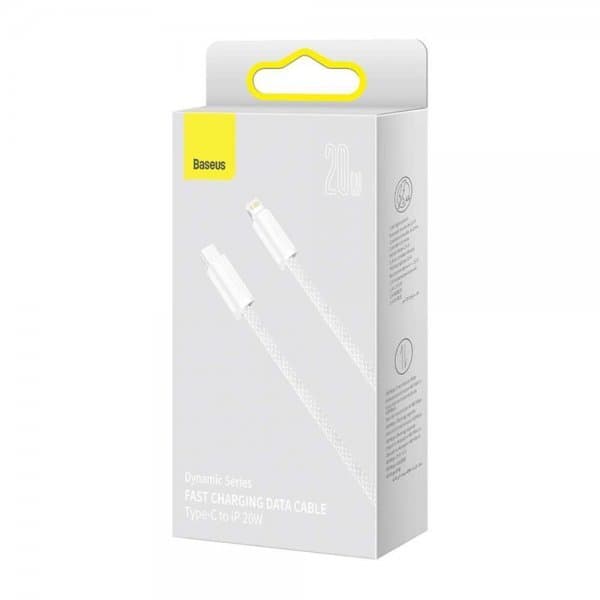 Baseus Kabel Dynamic Series USB-C till Lightning 2 m Hvid