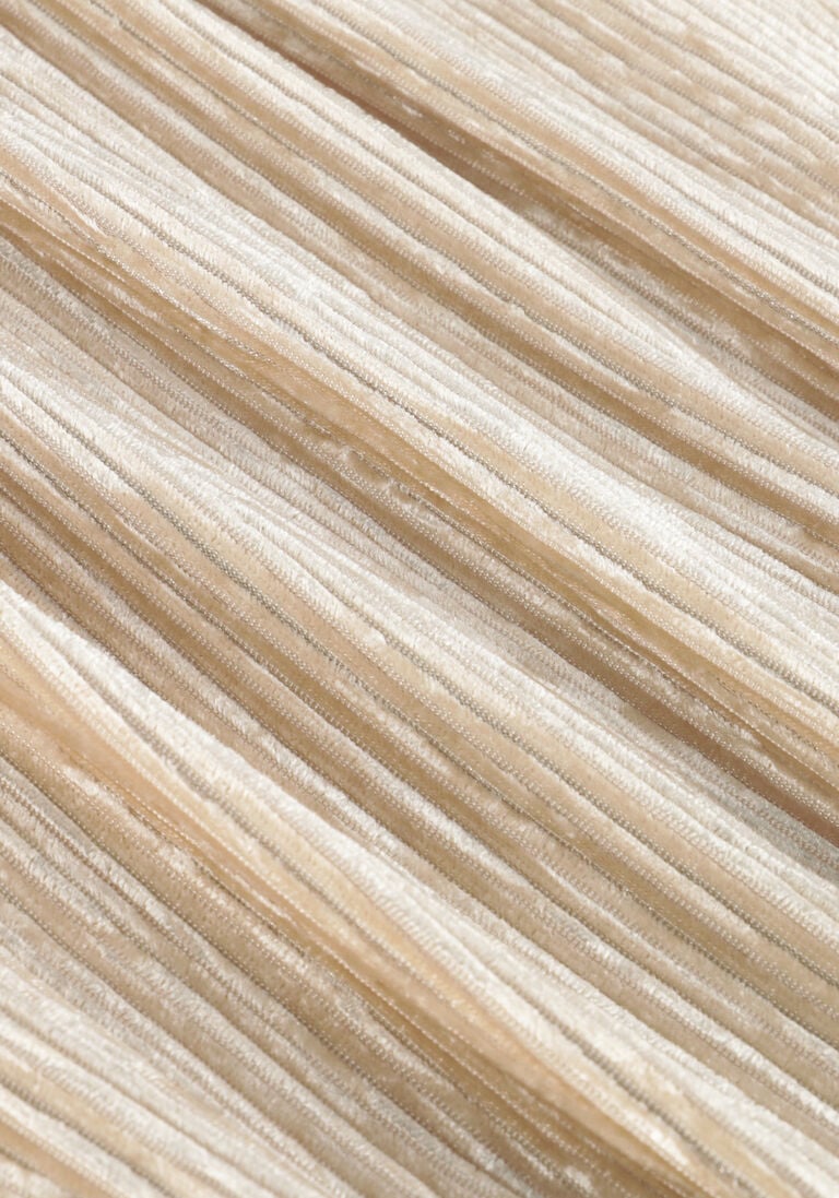 LIKE FLO beige like flo  velvet plesse jumpsuit
