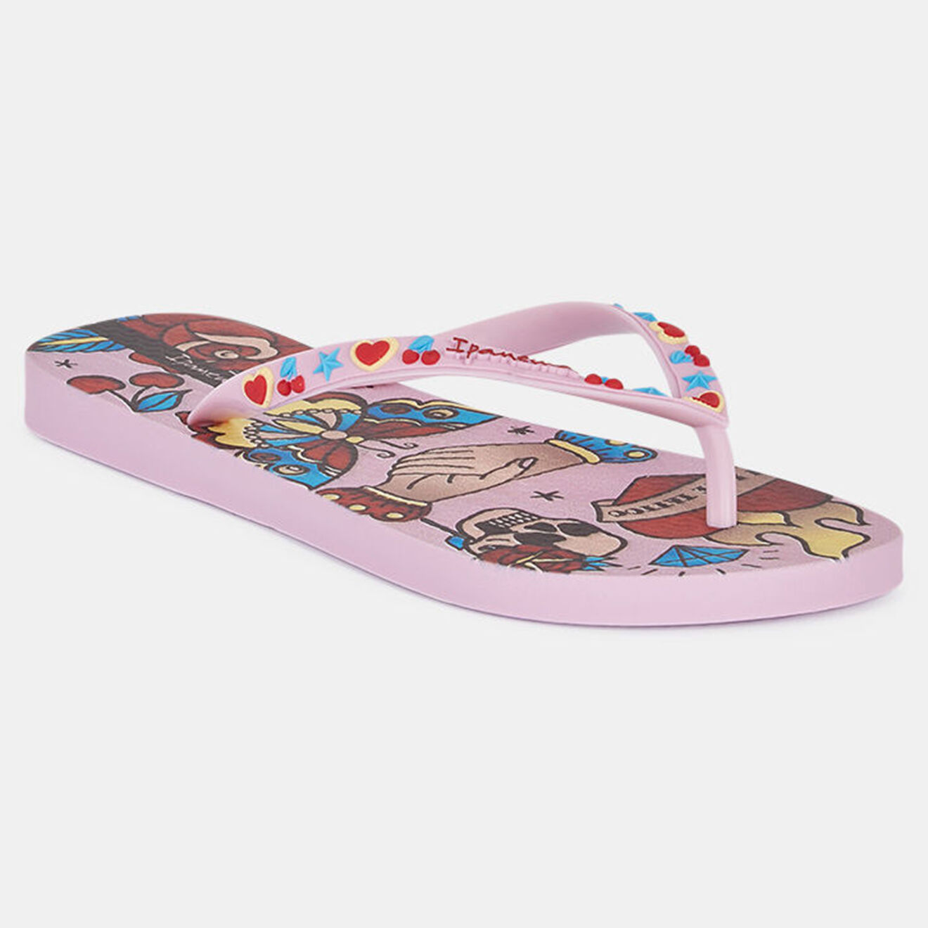 Ipanema Tongs Igual Tattoo en matière recyclée rose/multicolore