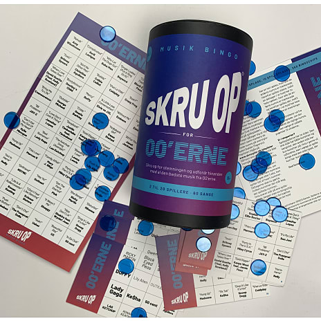 Skru op for 00´erne musikbingo