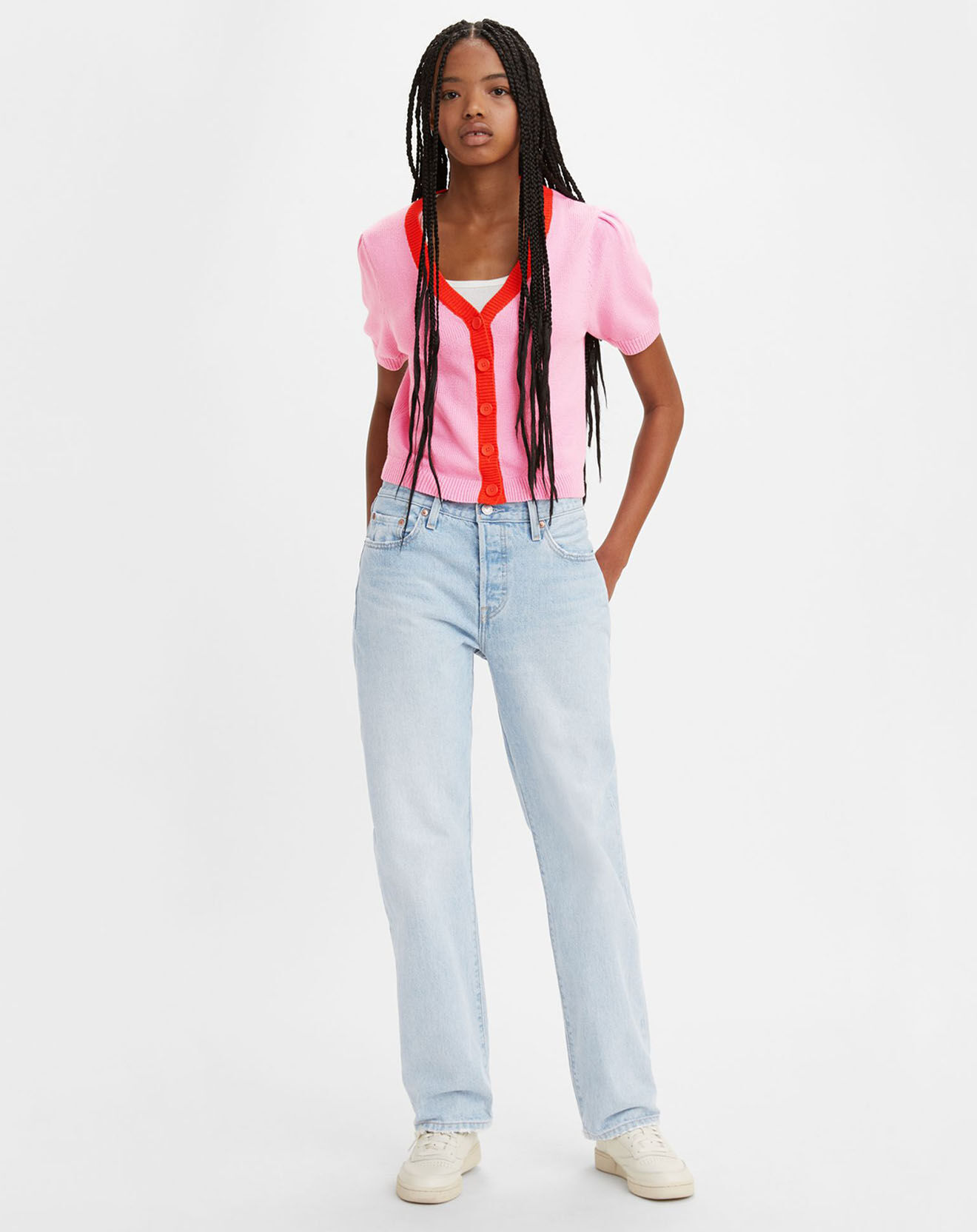 Levi's® Jean 501 90'S loose taille mi haute bleu clair