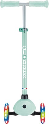 Globber Primo Sammenleggbar Lights V2 3-hjuls Sparkesykkel, Pestel Mint