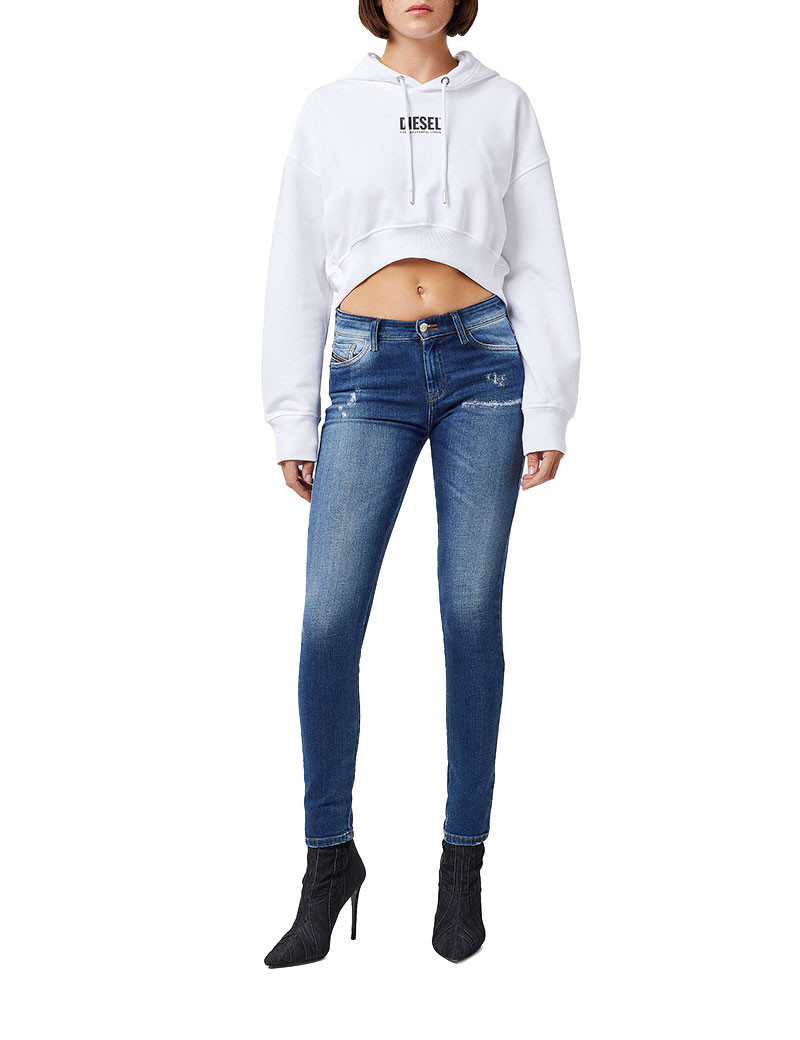 DIESEL JEAN FEMME SLANDY 9PU BLEU MOYEN