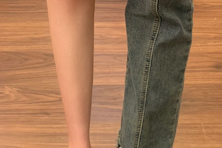 DURAC - Mary Jane-schoenen met strik van imitatieleer