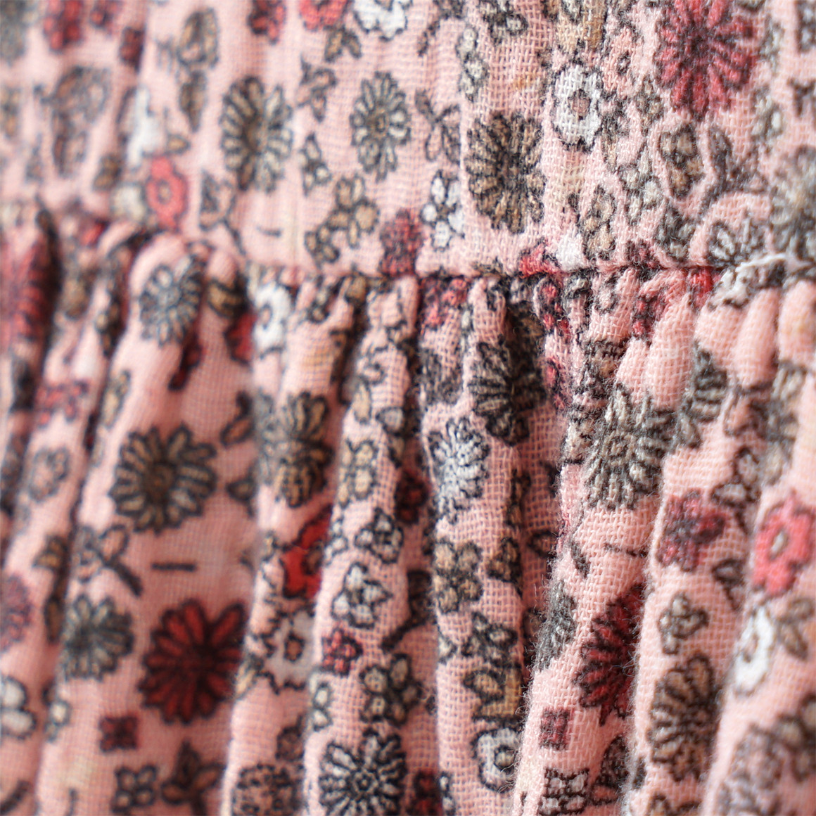 Topolino Mädchen Kleid mit Blumen-Allover rosa