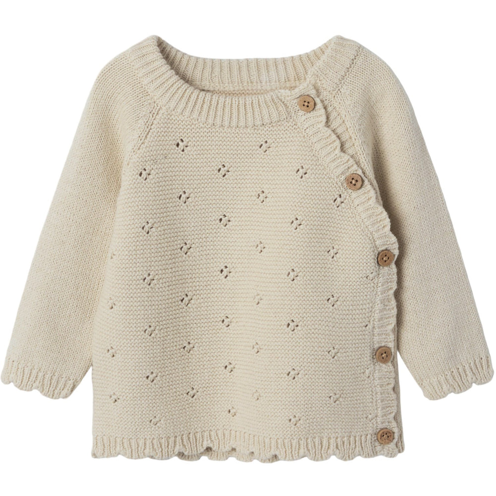 Køb Lil'Atelier Turtledove Nbflaguna Ls Slå-om Strik Lil Noos