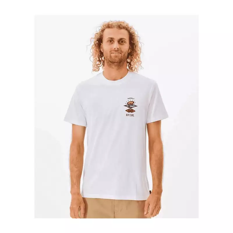 Teeshirt RIPCURL Search Icon Tee White