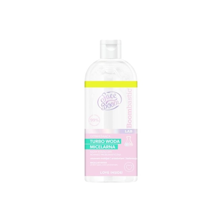 FaceBoom BOOMBASTIC LAB Izo Turbo-erfrischendes Mizellenwasser 400 ml