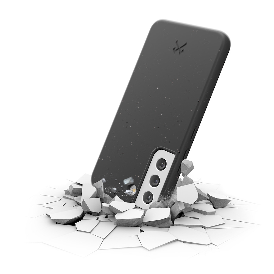 Samsung Galaxy S22 5G BioCase Schutzhülle Vegan Biologisch Abbaubar (ECO619) - Schwarz