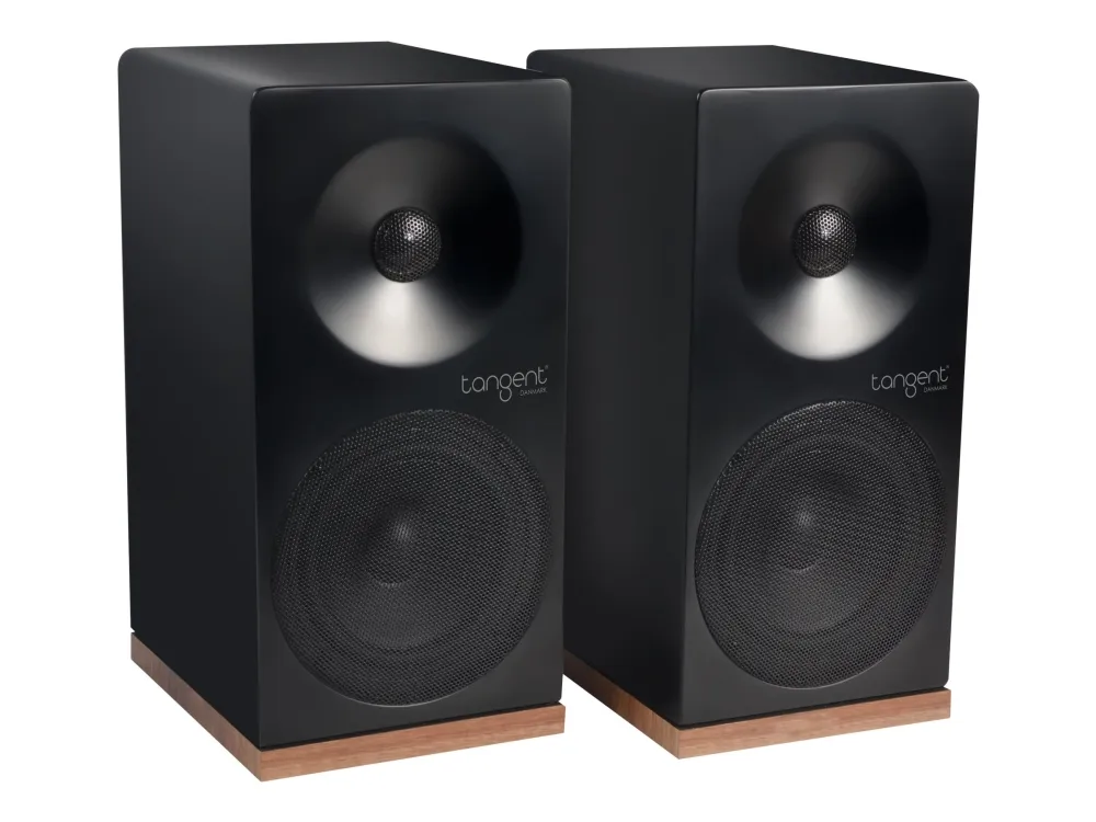 Tangent Spectrum X5BT - Højttalere - boghylde - trådløs - Bluetooth - 2-vejs - sort satin