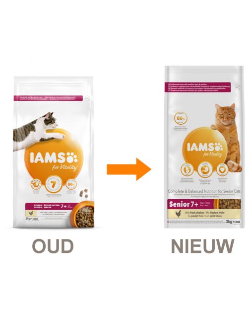 Iams Cat Senior 3 kg - Kattenvoer