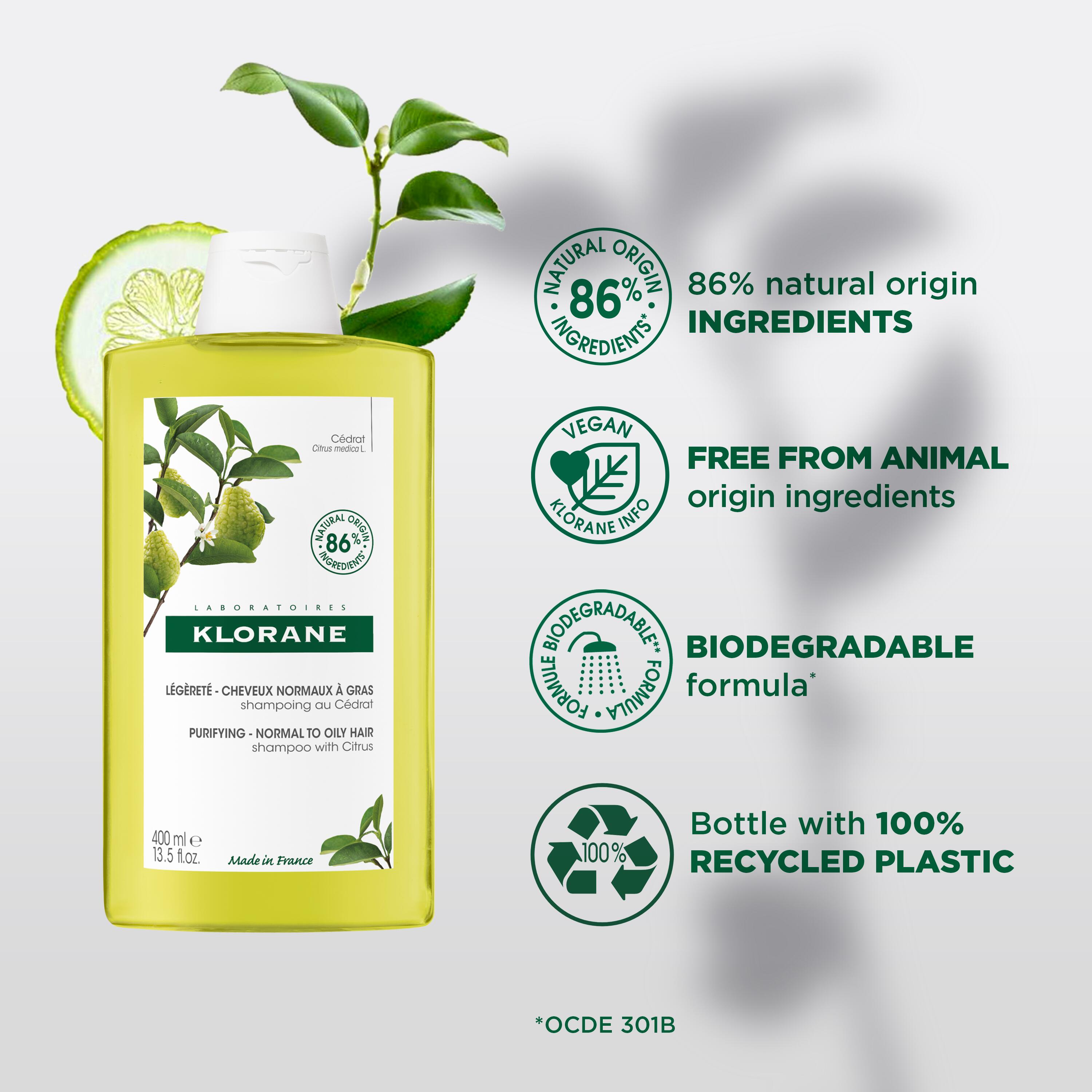 Klorane Zedrat Shampoo<br>200 ml, Flasche